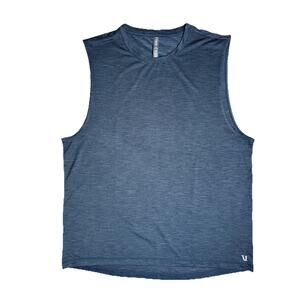 Vuori Zephyr Muscle Tee XXL Indigo Blue Performance Tank